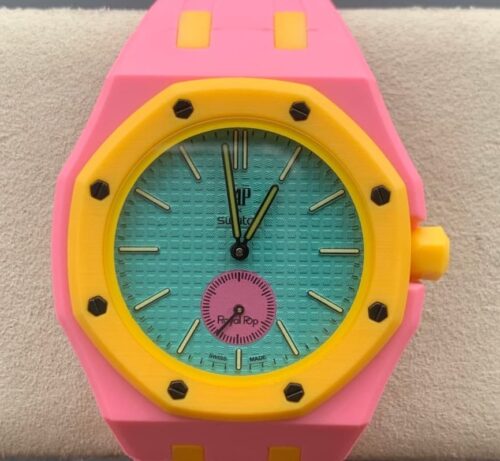 Replica Audemars Piguet x Swatch Royal Pop Bioceramic OTG Roz For Sale - Replica Watch Wholesale